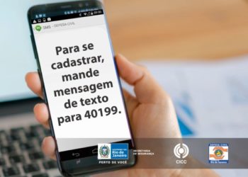 Serviço gratuito de alertas da Defesa Civil já tem mais 1 milhão de cadastros