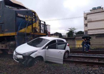 Em menos de uma semana, segundo acidente envolvendo carro e trem é registrado em Barra Mansa