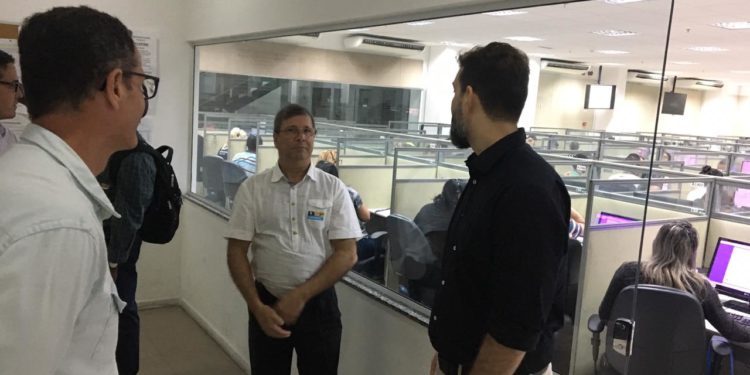 Representantes da prefeitura de Volta Redonda fazem visita técnica ao Centro Integrado de Comando e Controle do Estado