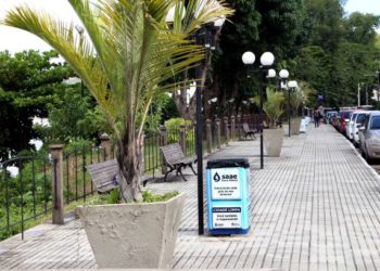 Prefeitura de Barra Mansa realiza manutenção na Beira Rio, no Centro