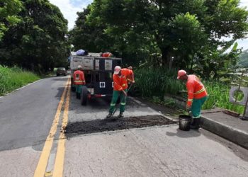 DER inicia Operação Tapa Buracos a pedido do prefeito Aluísio em Quatis