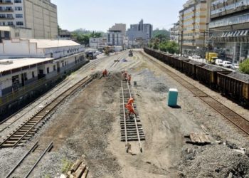Pátio de Manobras: Primeira etapa de realocação das linhas férreas avança em Barra Mansa