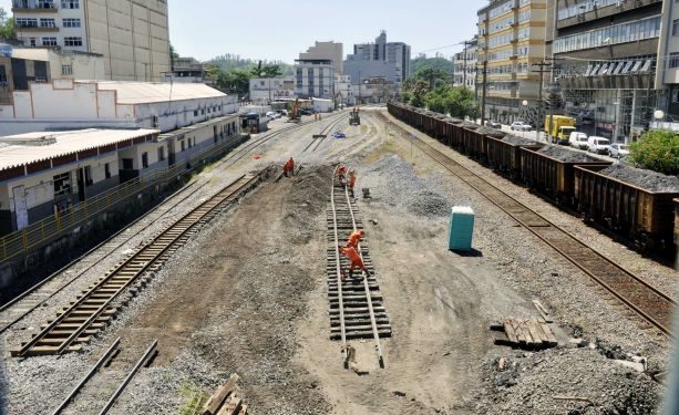 Pátio de Manobras: Primeira etapa de realocação das linhas férreas avança em Barra Mansa