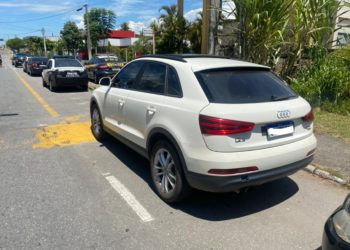 Jovem é preso na Dutra com Audi Q3 clonado