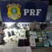 PRF prende dois homens por transporte ilegal de arma, munições e drogas na Dutra