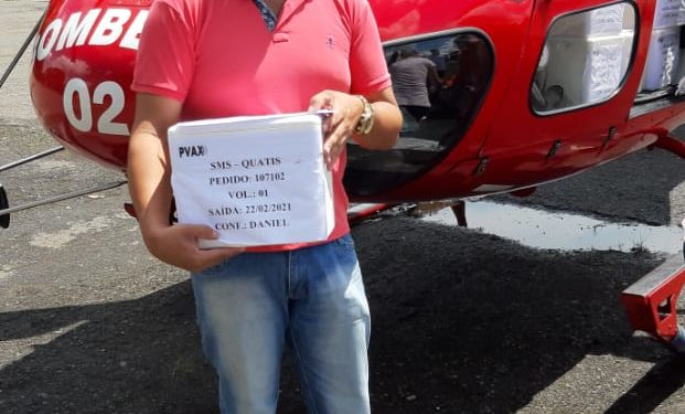 Remessa com o 4º lote da vacina Coronavac chega ao Município de Quatis