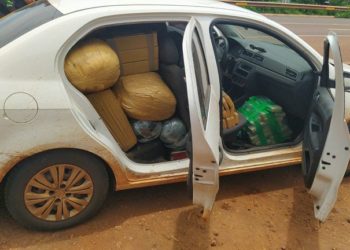 PRF apreende 578 Kg de maconha e 60 Kg de skunk na BR-262