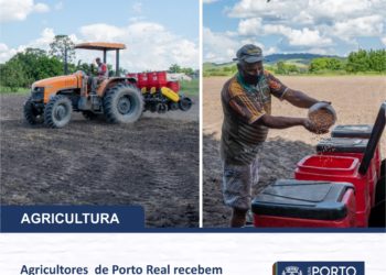 Agricultores de Porto Real recebem apoio da Prefeitura para fazer plantação