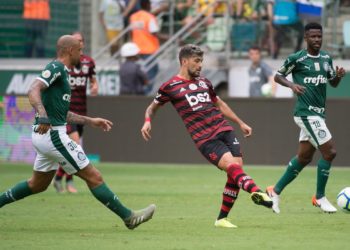 Flamengo e Palmeiras na primeira rodada do Brasileirão 2021