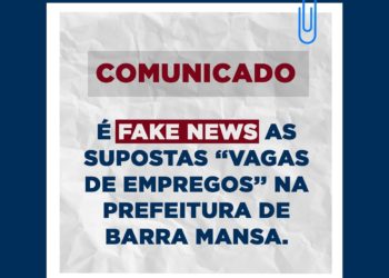 Prefeitura de Barra Mansa alerta para golpe sobre vagas de emprego
