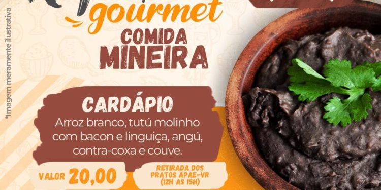Feijoada da Apae-VR em sistema drive thru busca recursos para a instituição