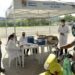 Vacinação drive-thru idosos 74 anos em Barra Mansa
