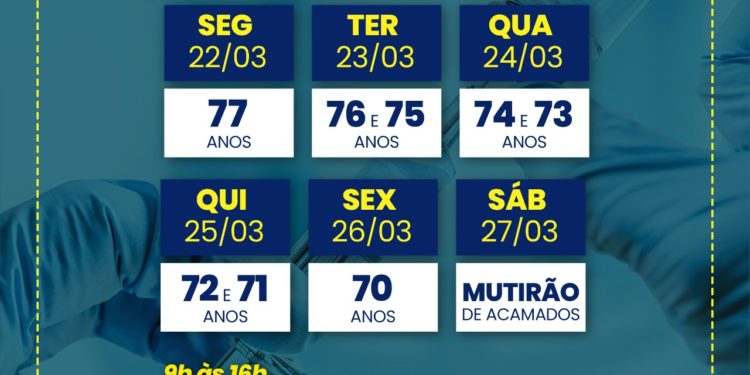 Volta Redonda recebe 11.360 doses de vacina e inicia nesta semana imunização de idosos de 77 a 70 anos