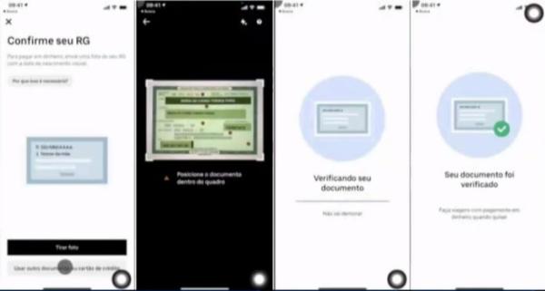 Uber começa a exigir RG ou CNH de usuários que pagam viagens em dinheiro