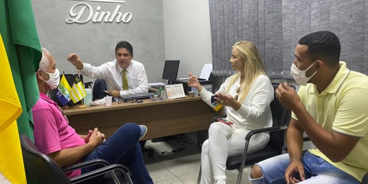 Dinho recebe Presidente Estadual do Patriota