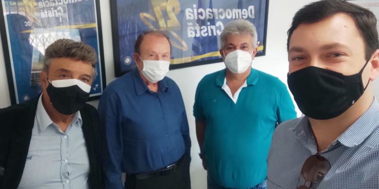 Marcelo Cabeleireiro se reúne com José Maria Eymael em São Paulo