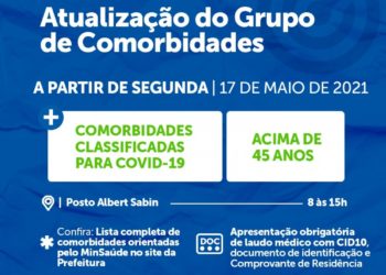 Barra do Piraí lança novo calendário de vacinação e reduz idade para comorbidades