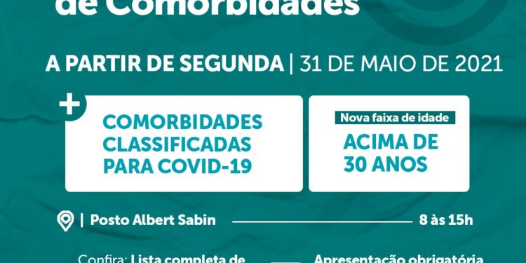 Barra do Piraí baixa idade de vacinação para 30 anos para pessoas com comorbidades