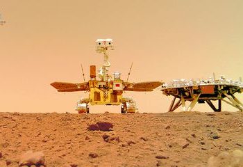 China publica imagens a cores da superfície de Marte