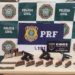 PRF e Polícia Civil apreendem pistolas e munições de fuzil na Via Dutra em Itatiaia