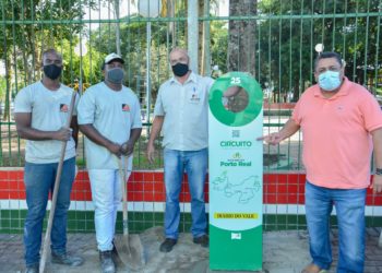Totens do Circuito de Cicloturismo começaram a ser instalados em Porto Real