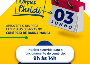 Comércio de Barra Mansa poderá funcionar no feriado