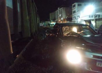 Colisão entre trem e carro no Centro de Barra Mansa. Motorista alega que cancela estava aberta