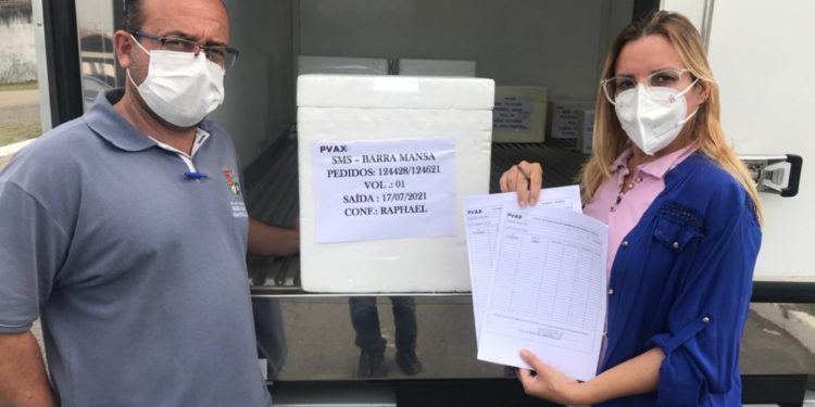 Barra Mansa recebe 2.290 doses de AstraZeneca