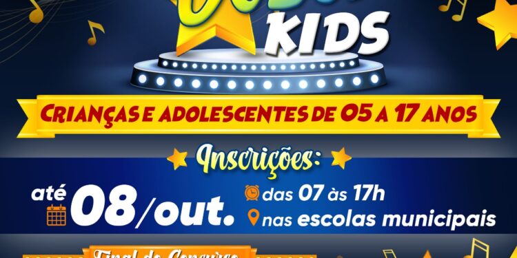 Prefeitura de Pinheiral realiza Concurso Vozes Kids de Pinheiral