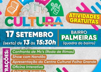 Prefeitura de Pinheiral inicia projeto ‘Cultura nos Bairros’ nesta sexta-feira nas Palmeiras