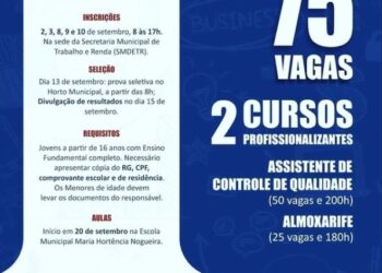 Porto Real abre inscrições para cursos profissionalizantes
