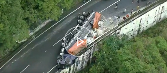 Serra das Araras em mão dupla por conta de acidente