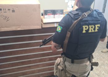Operação da PRF apreende R$ 50 mil em mercadorias sem NF-e em Piraí