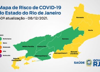 Mapa de Risco da Covid: estado fica na bandeira verde pela 3ª semana seguida