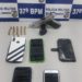 PM apreende duas menores com pistola 380 em festa clandestina patrocinada por traficantes em Resende