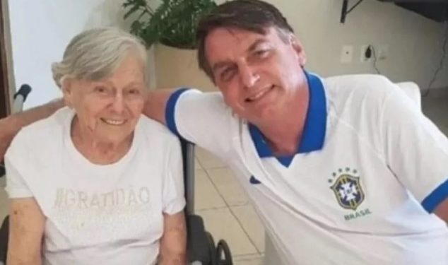 Mãe do presidente Jair Bolsonaro morre aos 94 anos