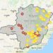 Veja no mapa os mais de 100 pontos de rodovias de Minas Gerais que seguem interditados