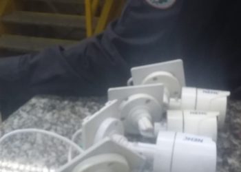 PM recupera câmeras furtadas de escola no Distrito de Amparo