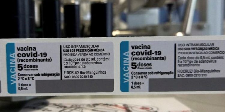 Covid-19: Fiocruz entrega 550 mil doses de vacina 100% brasileira