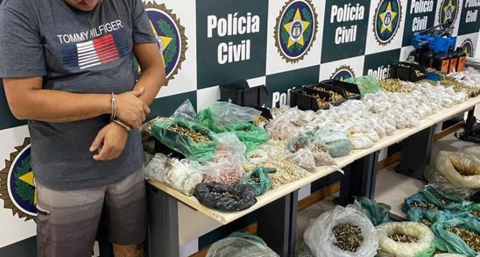 Preso um dos maiores fornecedores de armas e munições do Estado do Rio