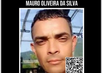Angra dos Reis: matou a esposa na frente do bebê de dois meses e está foragido. Disque Denúncia pede sua ajuda