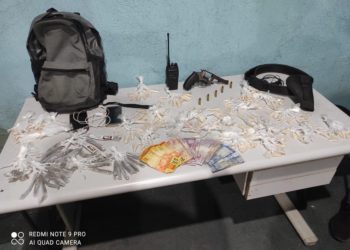 PM estoura “boca de fumo” na Rua F da Vila Brasília