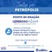 Ajuda para Petrópolis: Generoso Mais Leve recebe doações na Rua Pinto Ribeiro