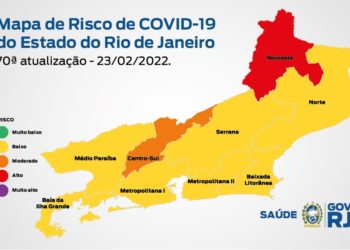 Estado do Rio de Janeiro mantém bandeira amarela para a covid