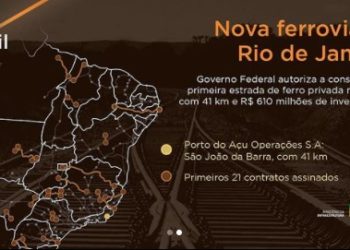 Ferrovias: Brasil tem 79 pedidos com potencial de injetar R$ 240,8 bilhões em investimentos e agregar 20.721 quilômetros de trilhos