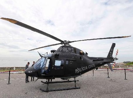 Novo helicóptero da Polícia Civil do Rio tem tecnologia de guerra