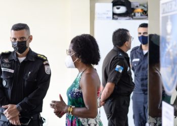 Coronel Malheiros visita 2ª Cia da PM para avaliar reforma da unidade e de mais dois DPOs