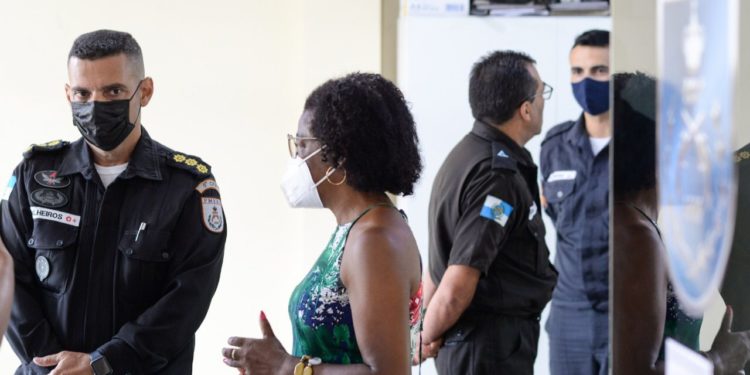 Coronel Malheiros visita 2ª Cia da PM para avaliar reforma da unidade e de mais dois DPOs