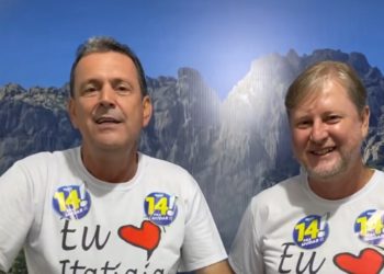Irineu e Denilson vencem as eleições em Itatiaia