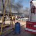 Incêndio atinge reciclagem em Pinheiral